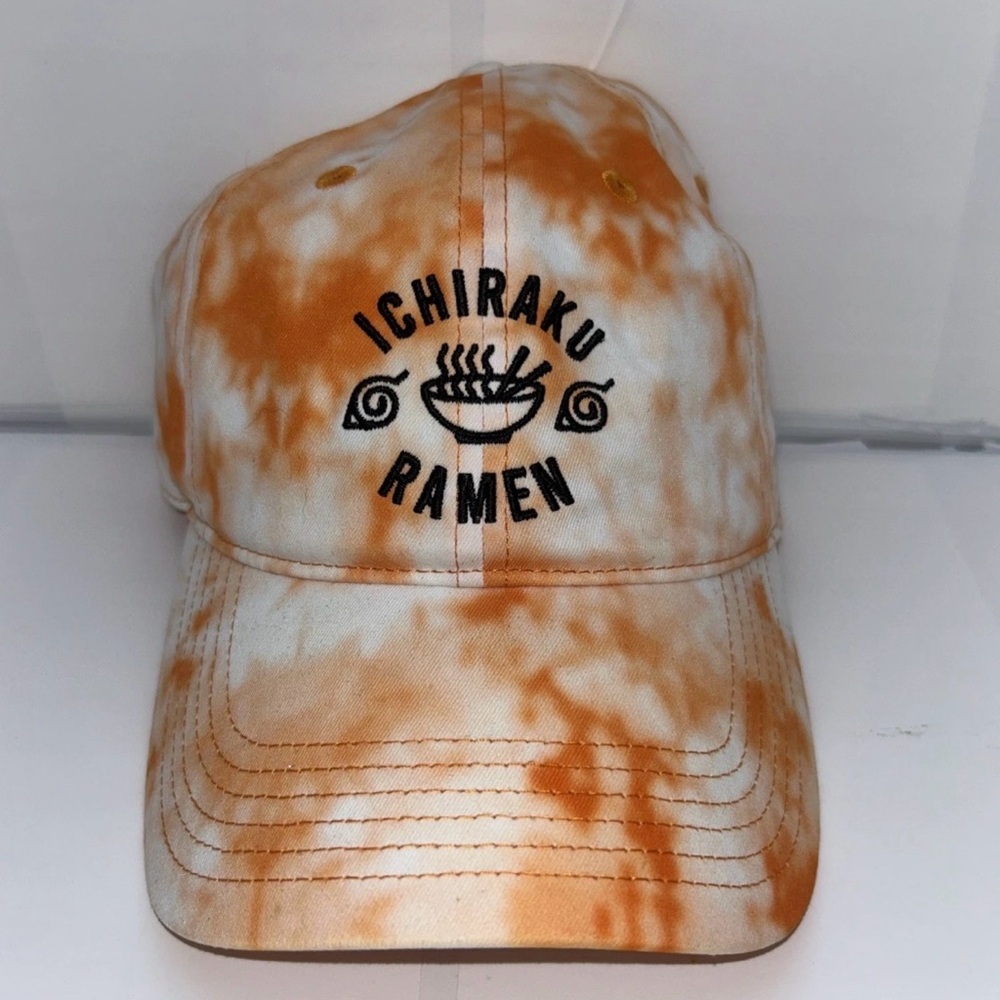 Ichiraku Ramen Tie-Dye Dad Hat - Orange & White